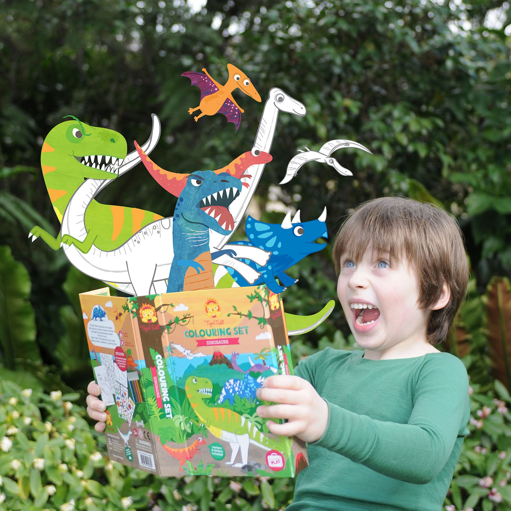Coloring Set - Dinosaurs | Tiger Tribe