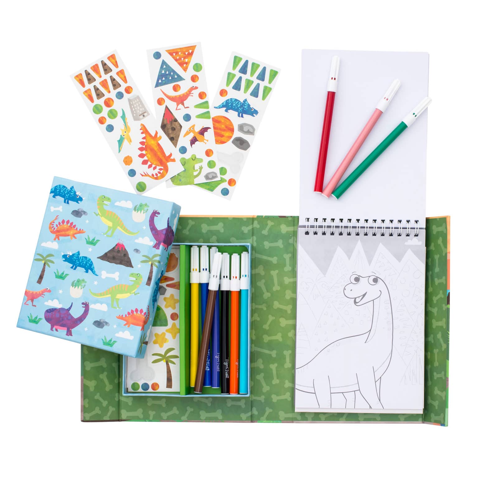 Coloring Set - Dinosaurs | Tiger Tribe