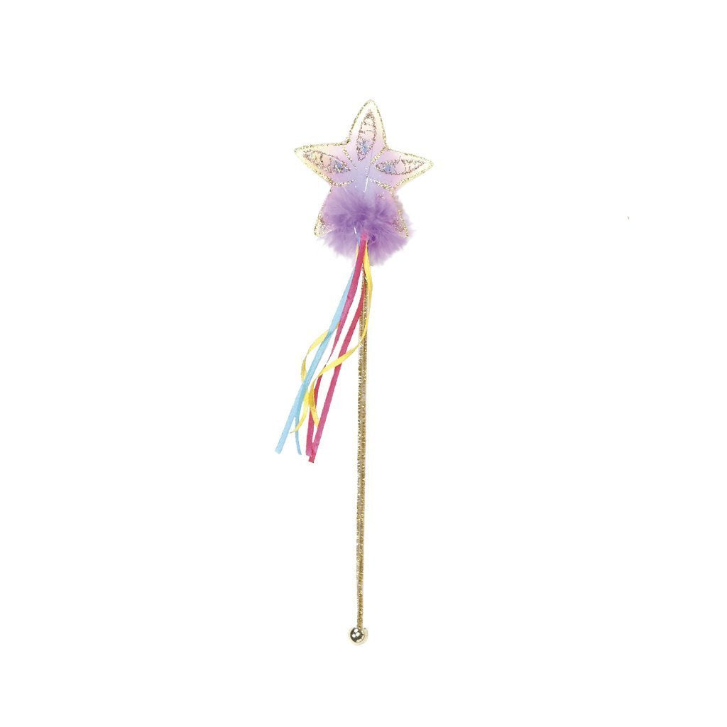 Glitter Rainbow Wand - Multi Gold | Great Pretenders