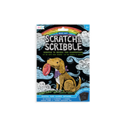 Playful Pups Scratch and Scribble Mini Scratch Art Kit | OOLY