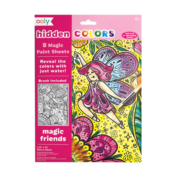 Hidden Colors Magic Paint Sheets - Magic Friends | OOLY