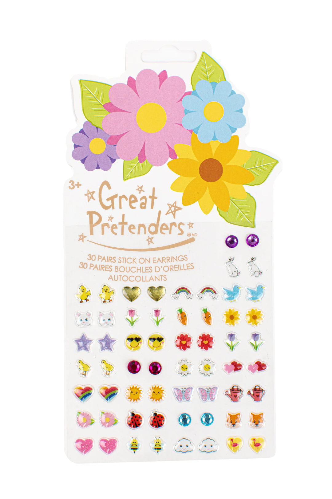Spring Flowers Sticker Earrings | Great Pretenders