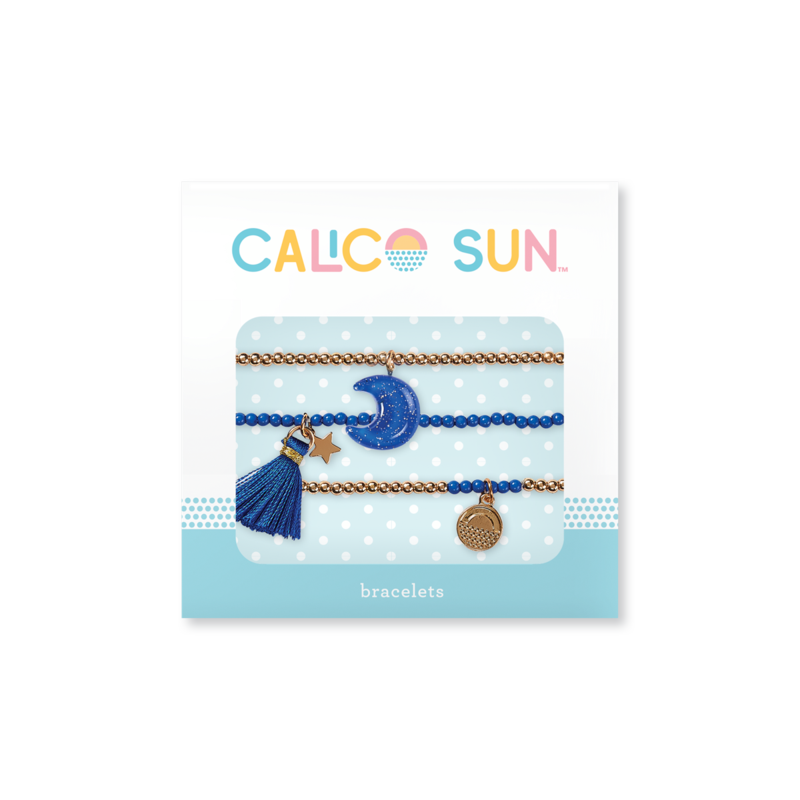 Sophia Bracelet - Moon - Set of 3 | Calico Sun
