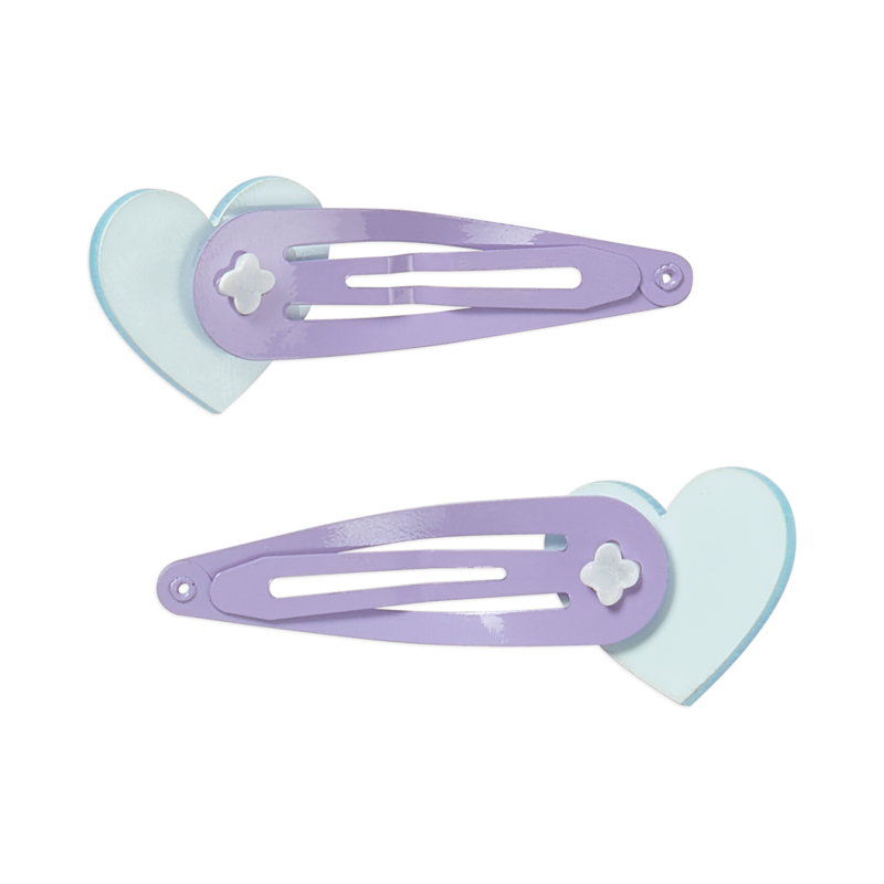 Alexa Hair Clip - Heart - Set of 2 | Calico Sun