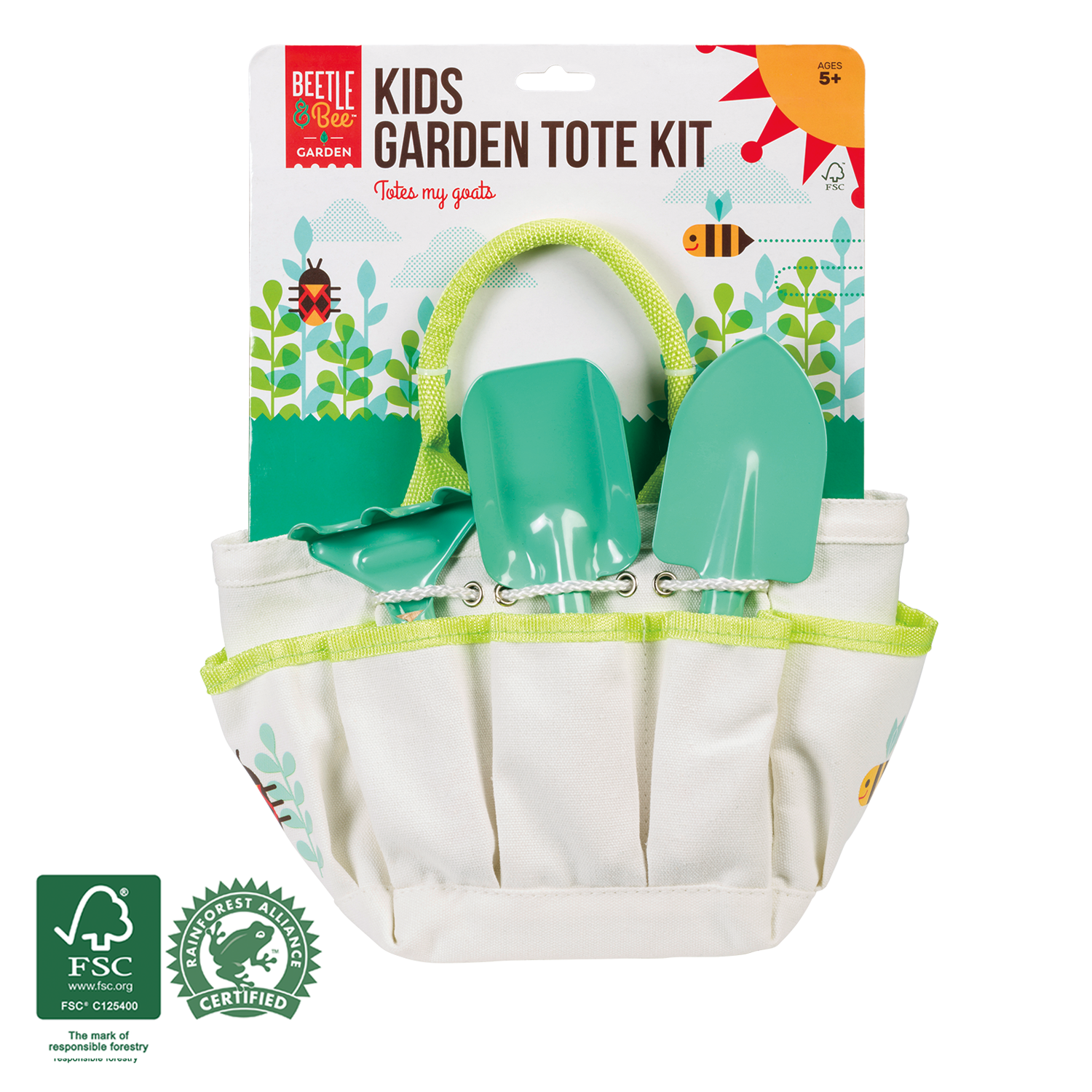 Beetle & Bee Kid's Garden Tote Kit | Toysmith