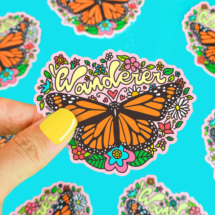 Wanderer Butterfly Vinyl Sticker | Turtle's Soup