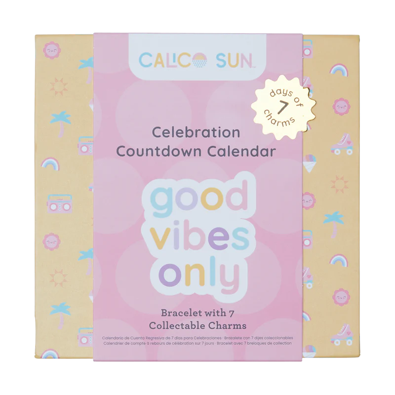 Good Vibes Only - Countdown Celebration Calendar Charm Bracelet