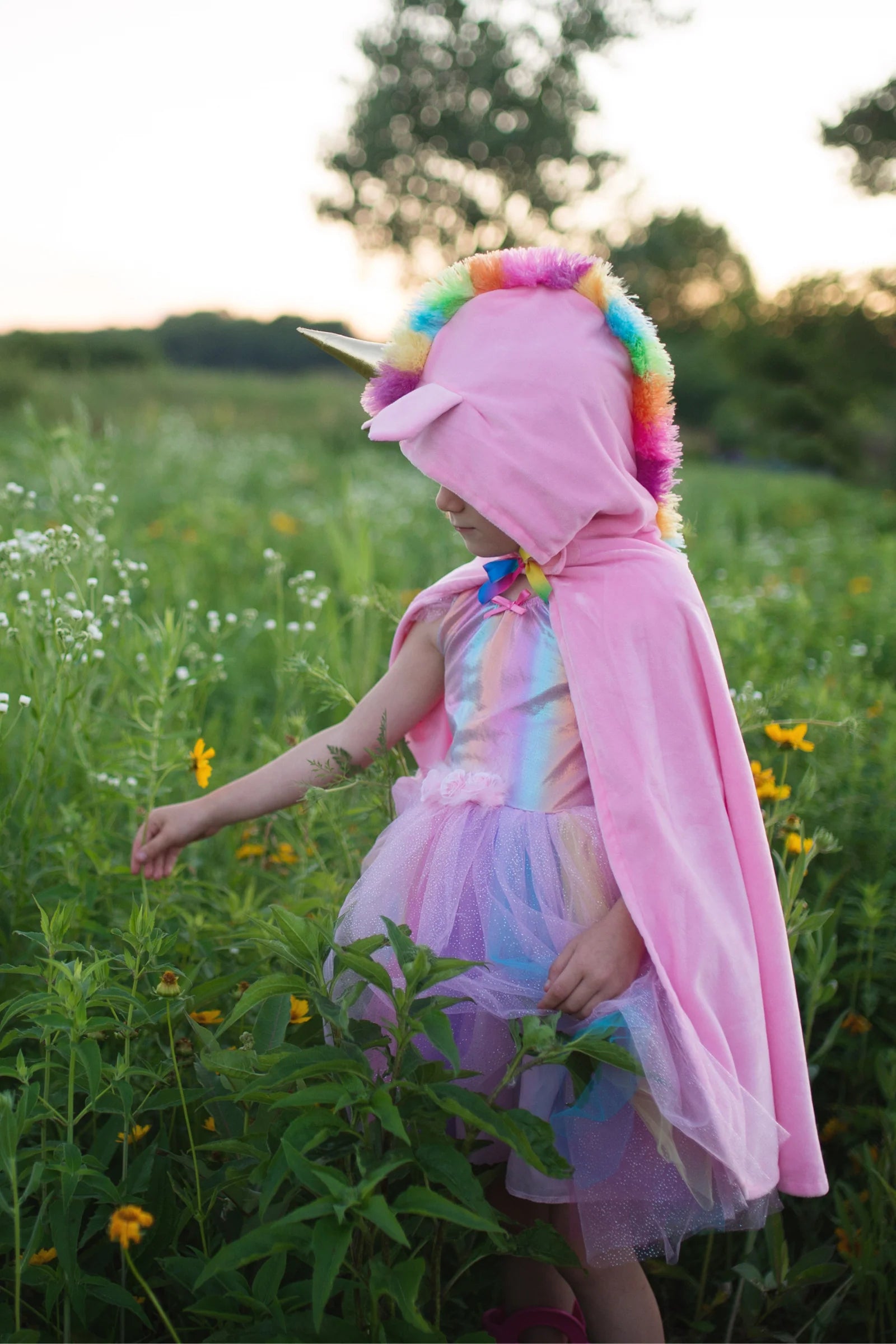 Pink Unicorn Cape - Toddler | Great Pretenders