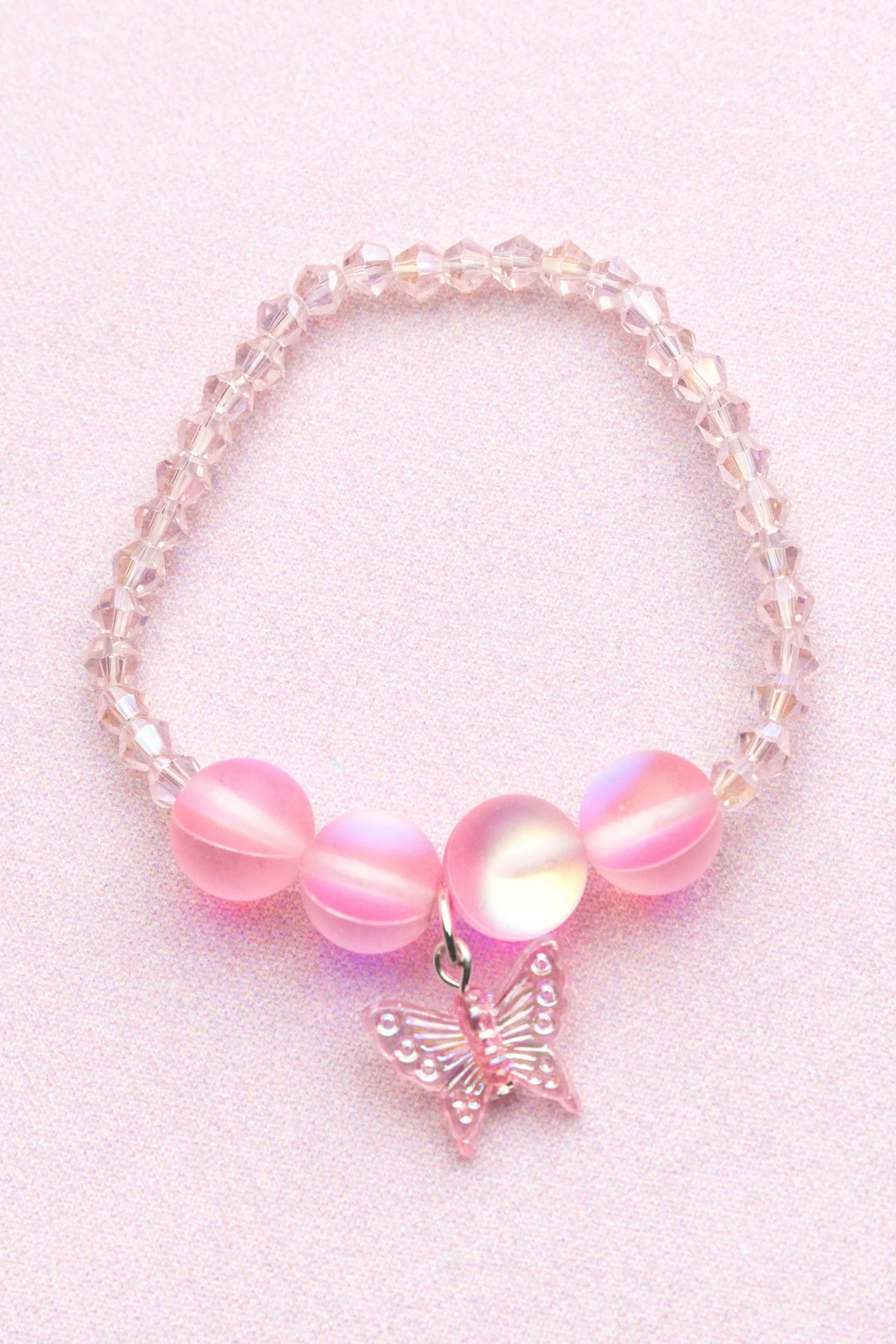Holographic Pink Crystal Bracelet | Great Pretenders