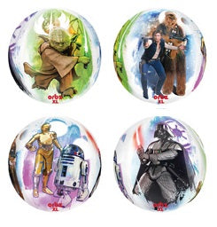 Orbz Star Wars Characters Balloon Bouquet