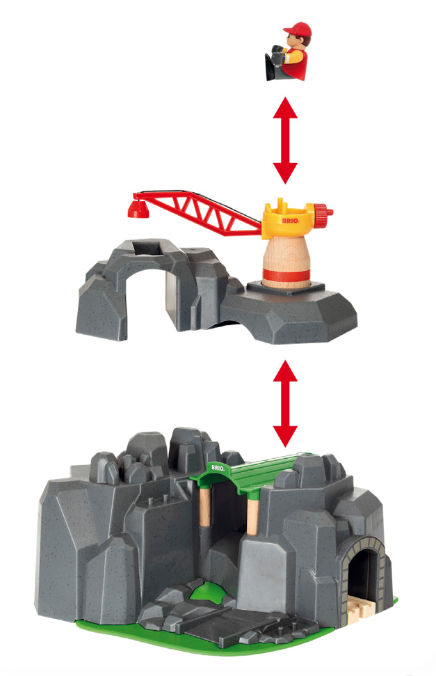 Crane & Mountain Tunnel | BRIO - LOCAL PICK UP ONLY