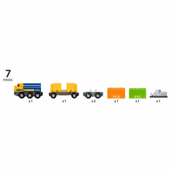 Three-Wagon Cargo Train | BRIO