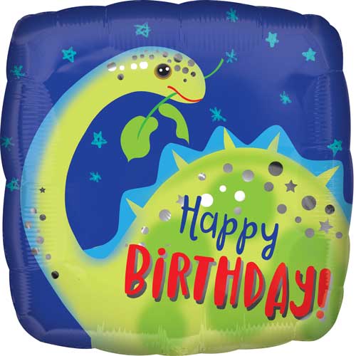 Birthday Brontosaurus Foil Balloon Bouquet