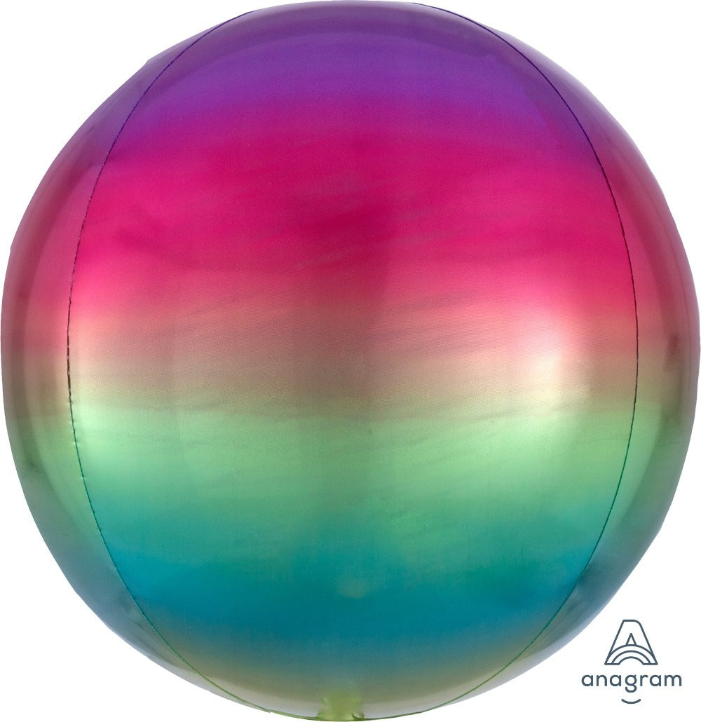 16" Ombre Rainbow Balloon