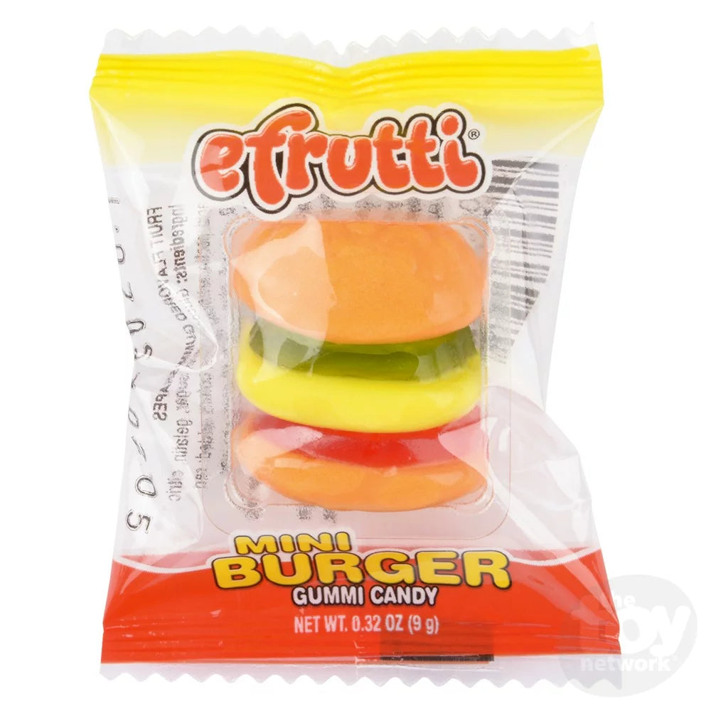 Efrutti Gummi Mini Hamburger