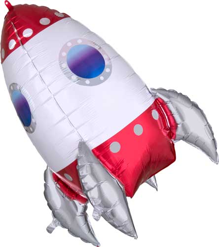 Rocket Ship Shape Balloon Bouquet