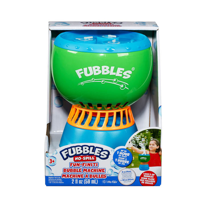Fubbles® No-Spill Fun-Finiti Bubble Machine