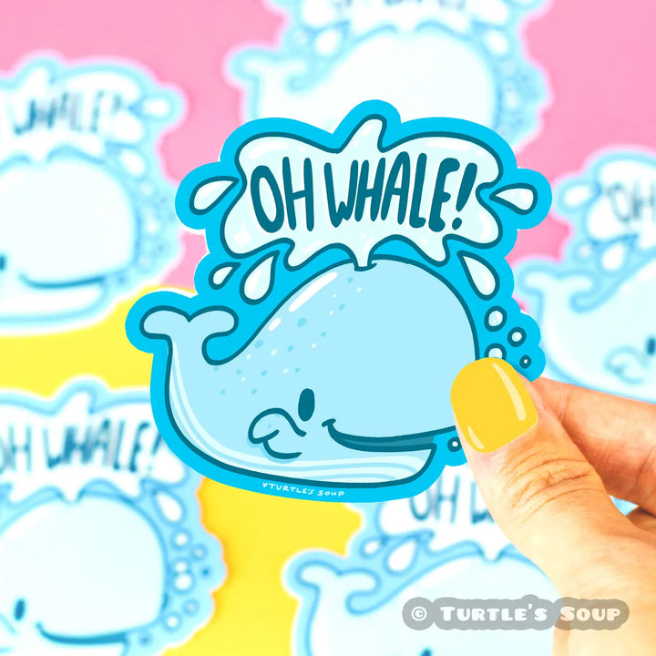 Oh Whale Vinyl Sticker | Turtle's Soup
