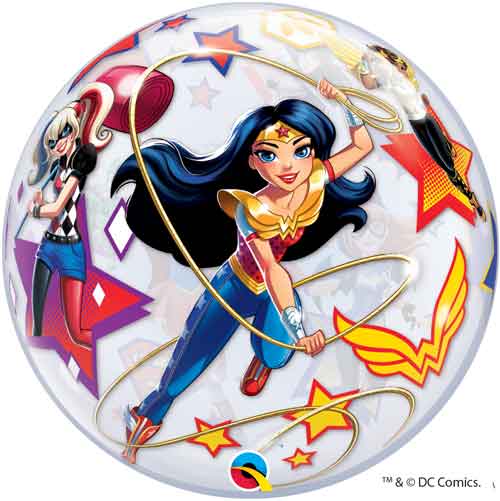 Bubble DC Superhero Girls Balloon Bouquet