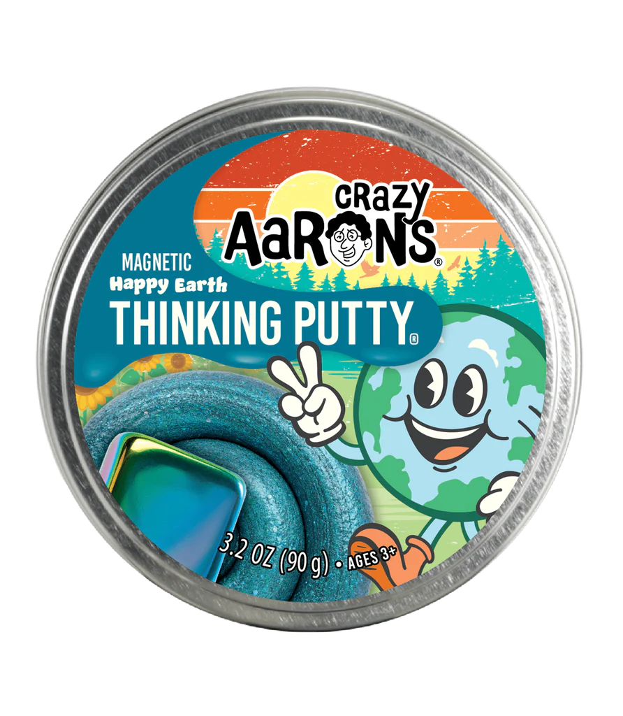 Magnetic Storm Thinking Putty - Happy Earth