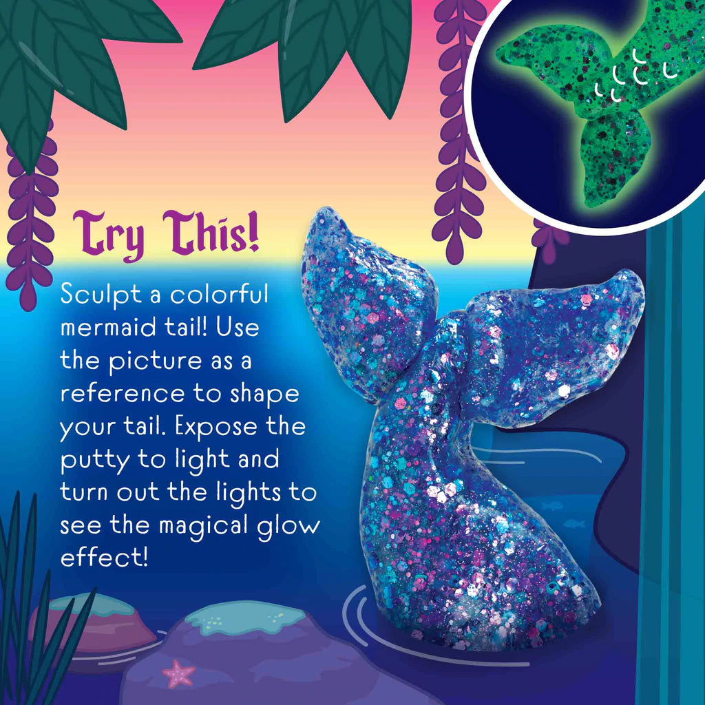Mermaid Tale - Glow Thinking Putty