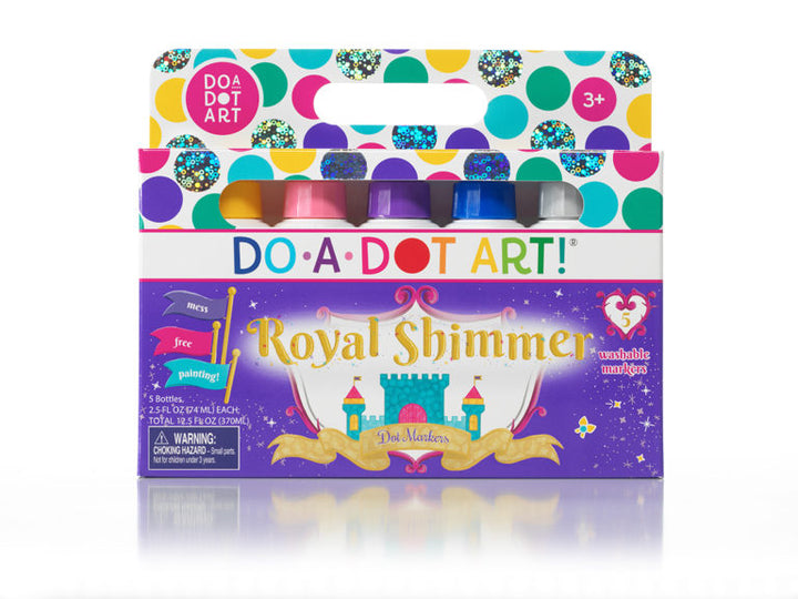 front view of box of royal shimmer Do A Dots