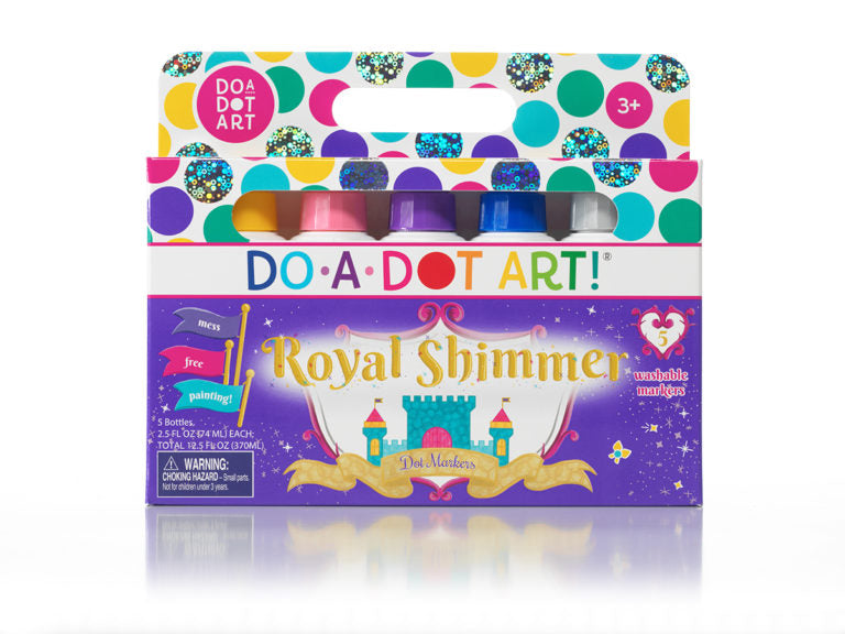 front view of box of royal shimmer Do A Dots