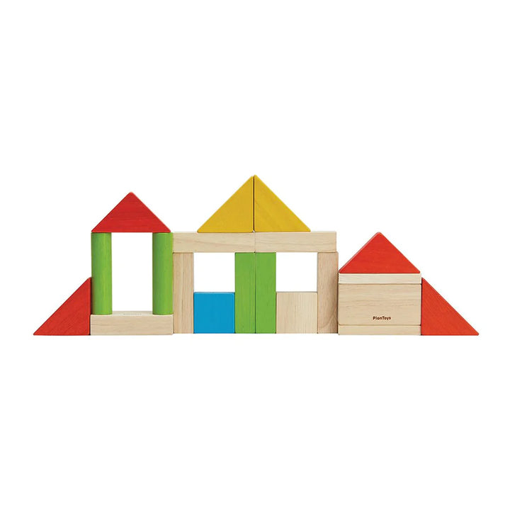 Colorful 40 Unit Blocks | Plan Toys