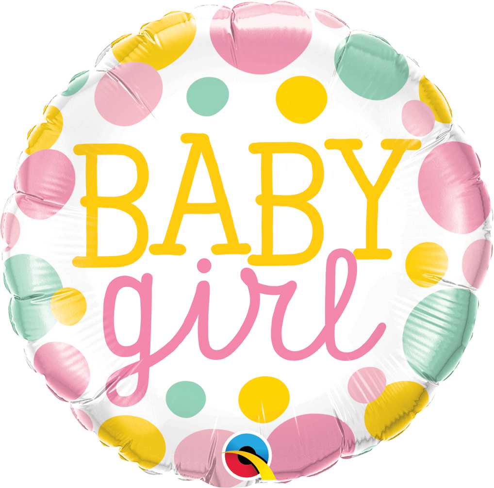 Baby Girl Dots Balloon Bouquet