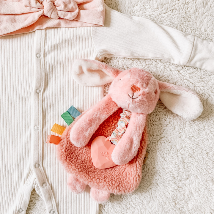 Itzy Lovey™ Bunny Plush + Teether Toy
