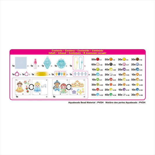 Disney Princess Character Set | Aquabeads