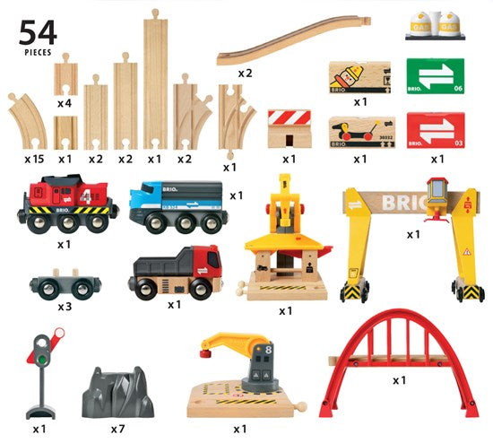Cargo Railway Deluxe Set | BRIO - LOCAL PICK UP ONLY