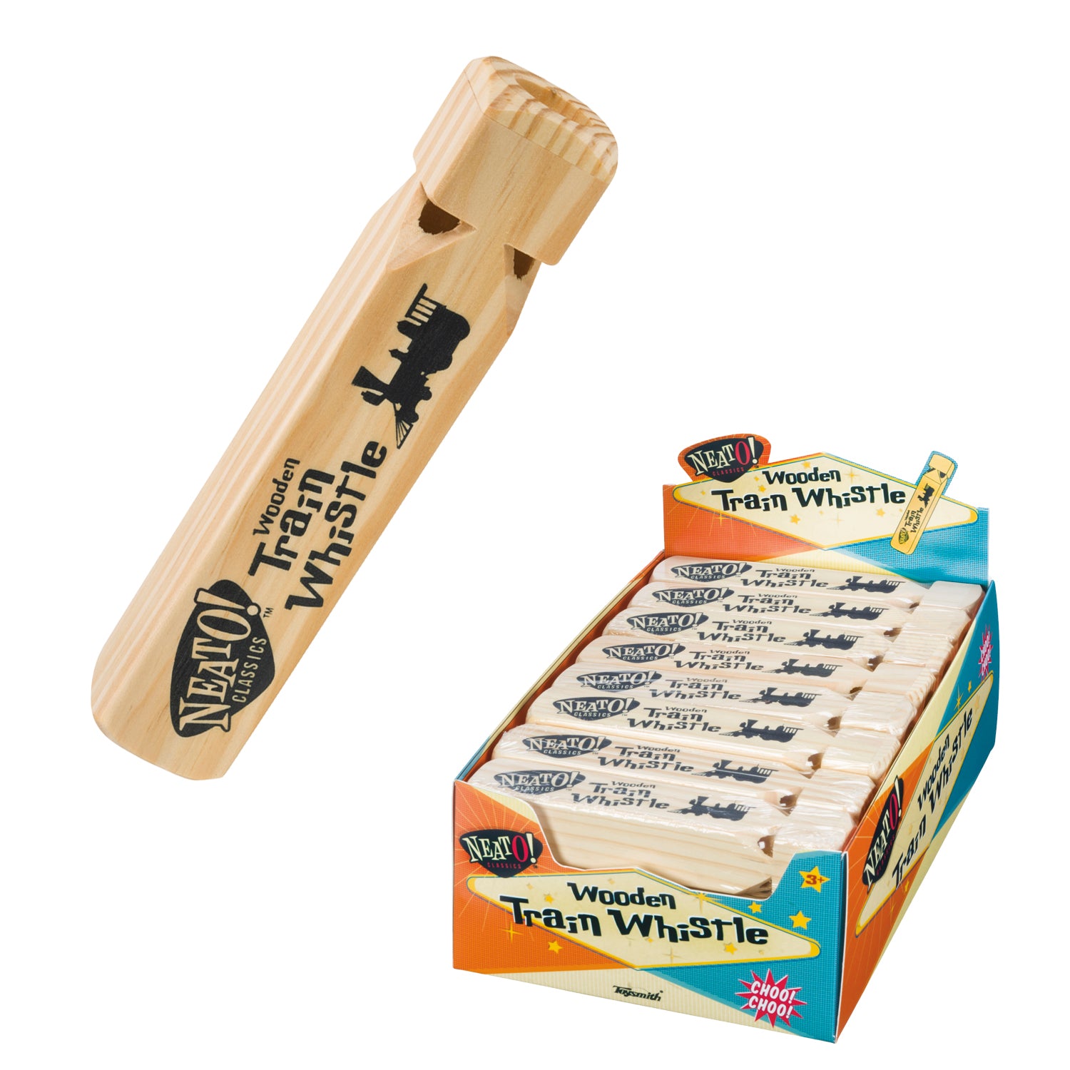 Neato! Wooden Train Whistle | Toysmith