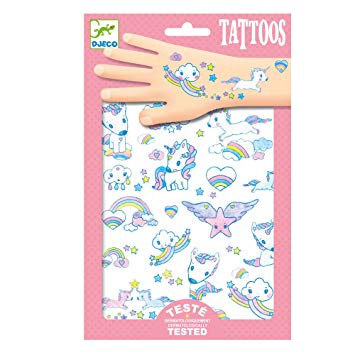 Temporary Tattoos - Unicorns | DJECO