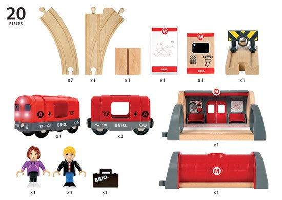 Metro Railway Set | BRIO - LOCAL PICK UP ONLY