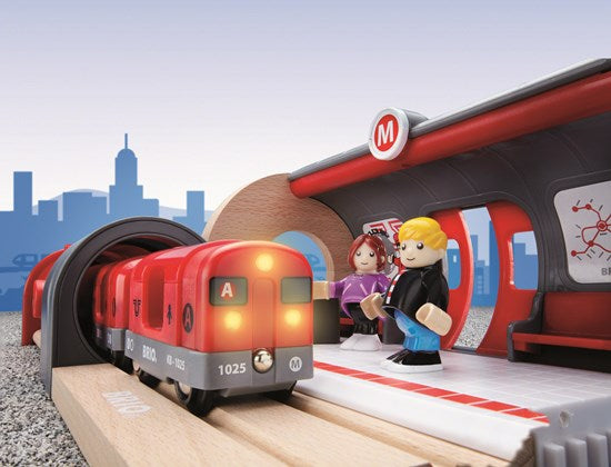 Metro Railway Set BRIO LOCAL PICK UP ONLY The Curious Bear Toy Book Shop