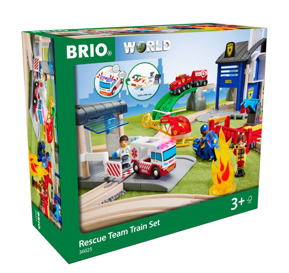 Rescue Team Train Set | BRIO - LOCAL PICK UP ONLY