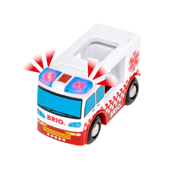 Rescue Team Train Set BRIO LOCAL PICK UP ONLY The Curious Bear Toy Book Shop