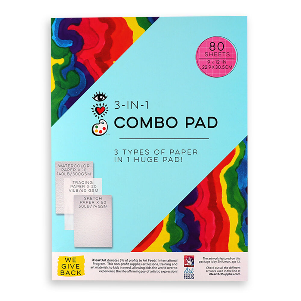 3-in-1 Combo Pad | Bright Stripes