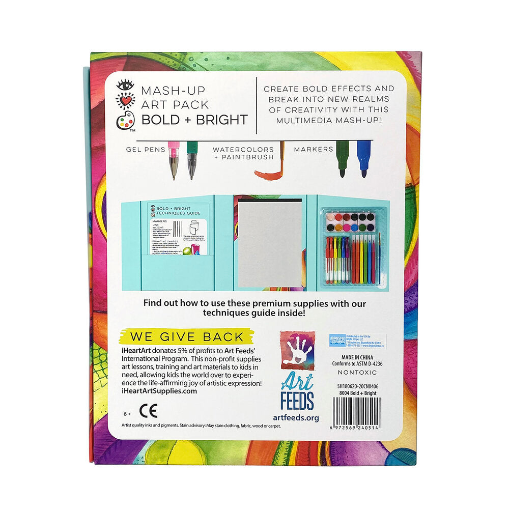Mash Up Art Pack Bold + Bright | Bright Stripes