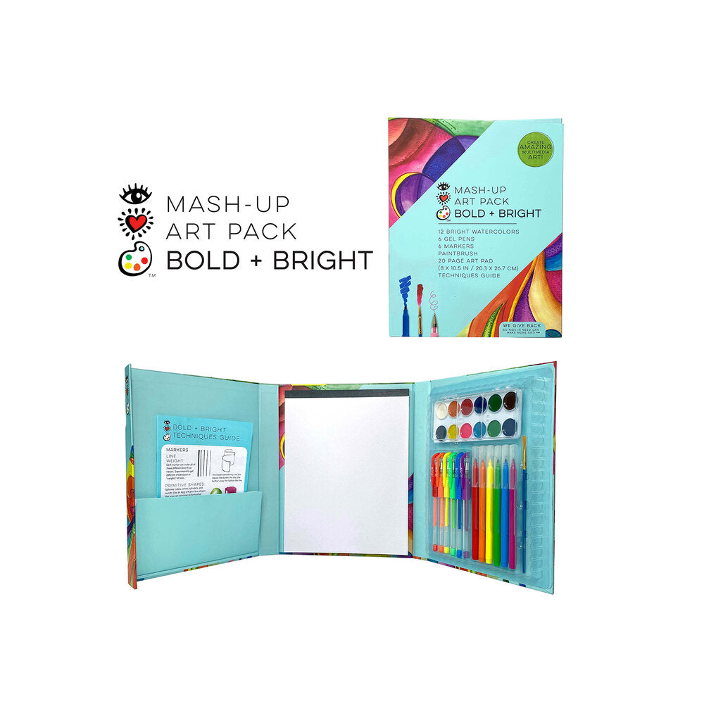 Mash Up Art Pack Bold + Bright | Bright Stripes