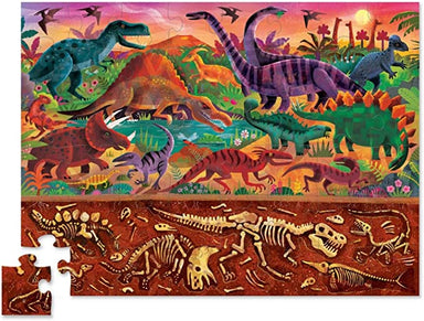 completed Dinosaur World puzzle