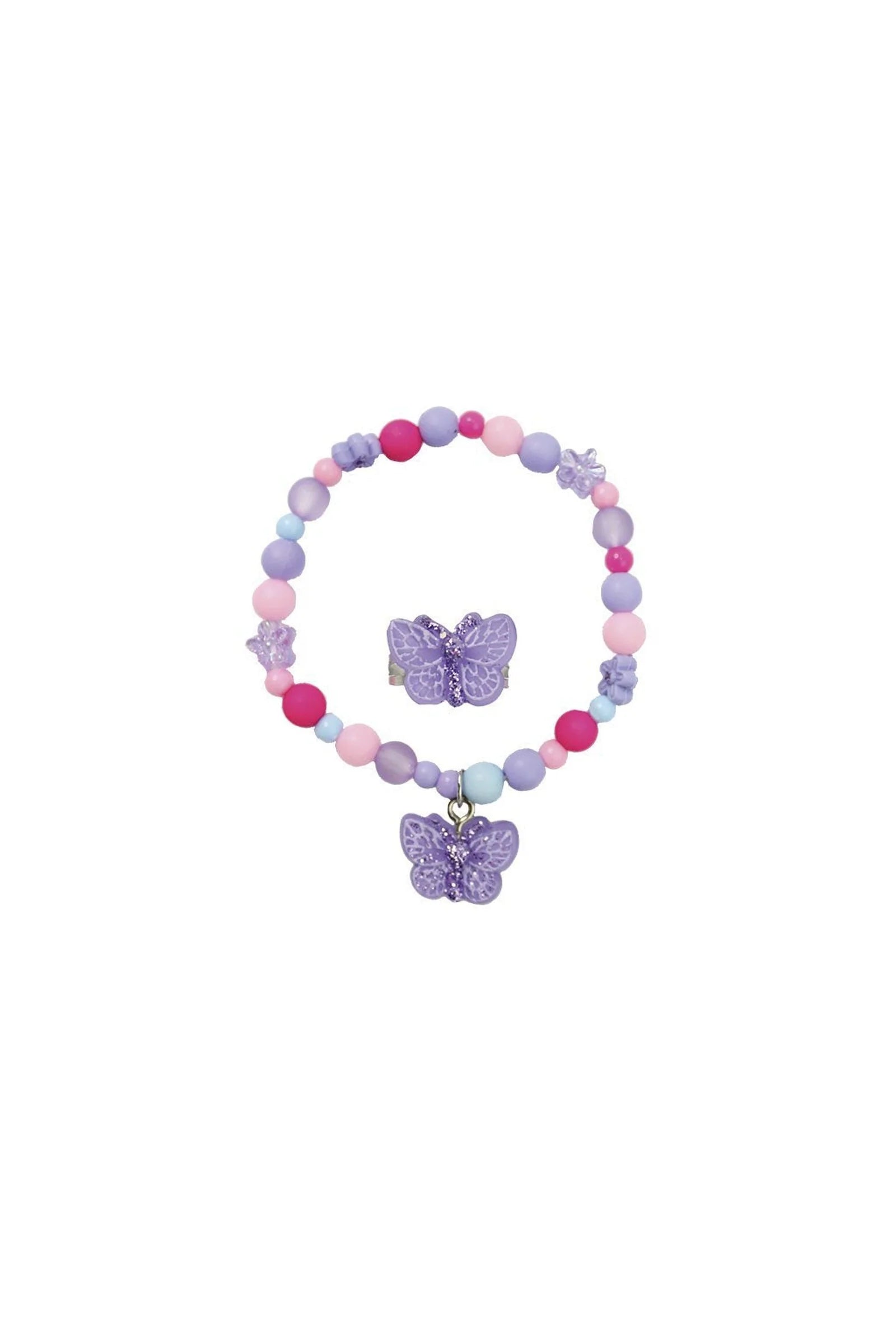 Sparkle Butterfly Bracelet & Ring Set | Great Pretenders