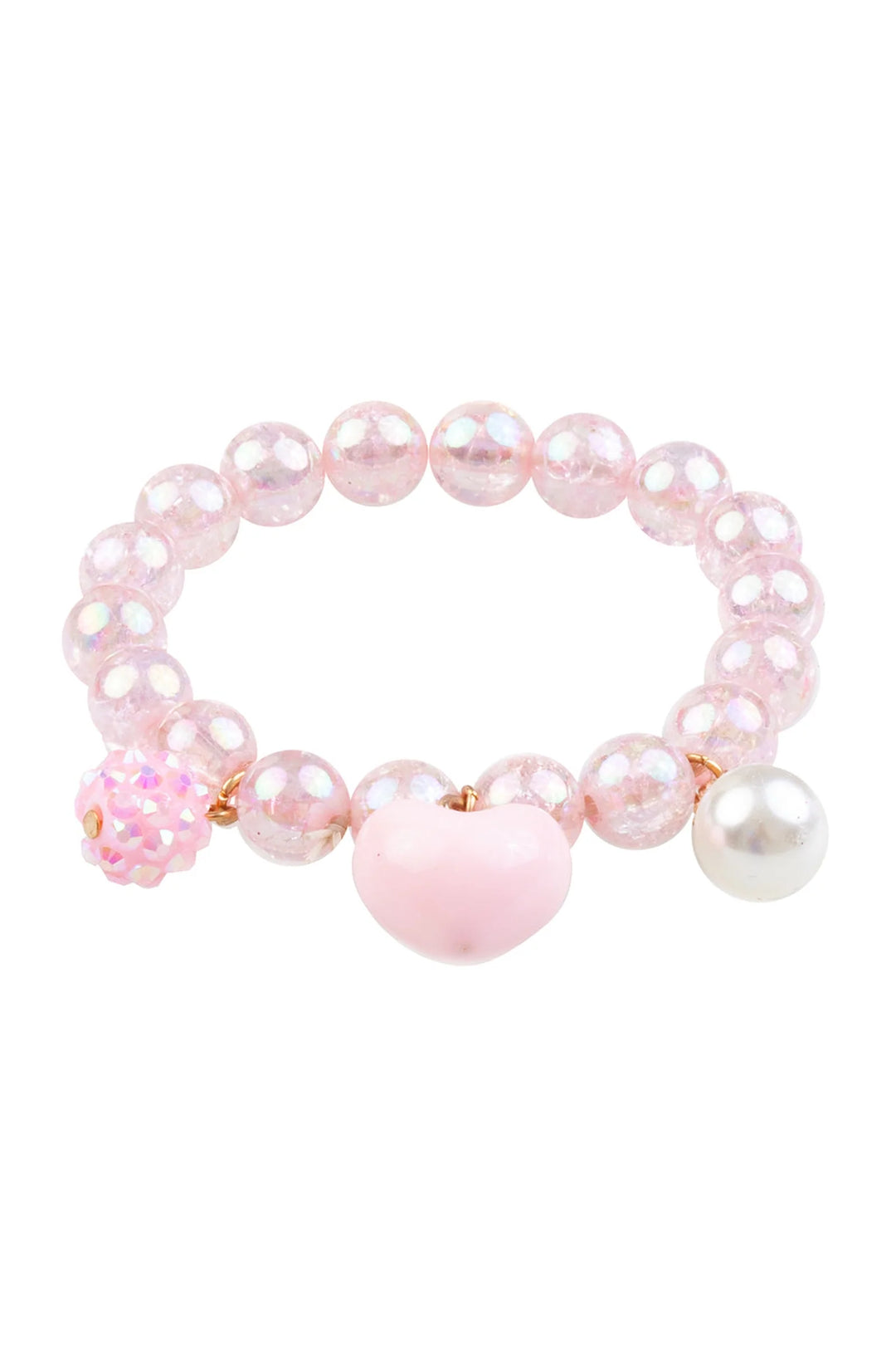 Pink Heart Bobble Bracelet | Great Pretenders