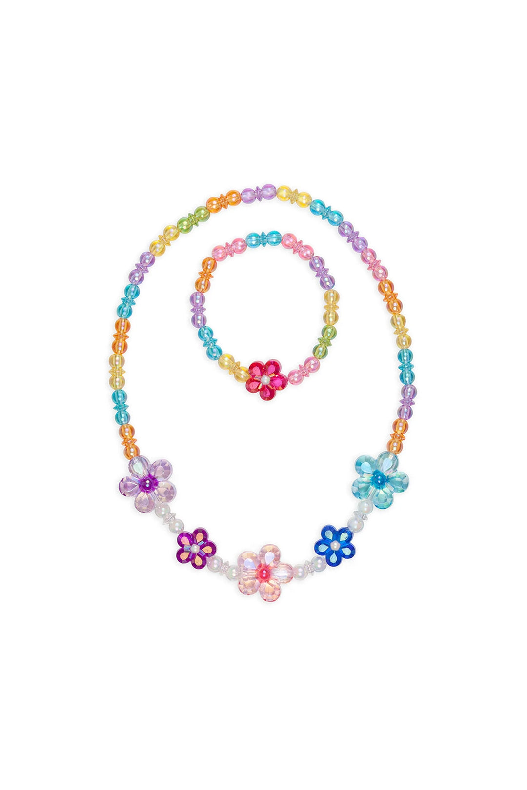 Blooming Beads Necklace & Bracelet Set | Great Pretenders