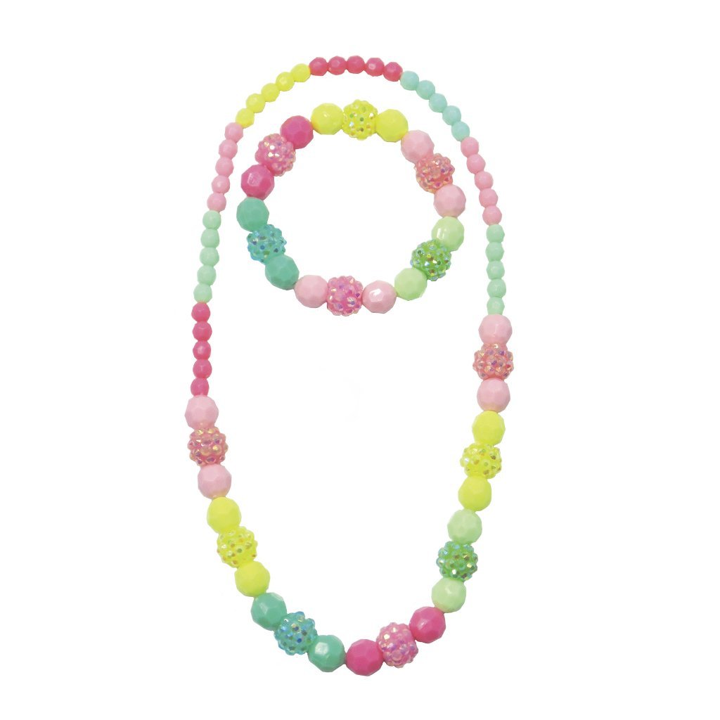 Vividly Vibrant Necklace & Bracelet Set | Great Pretenders