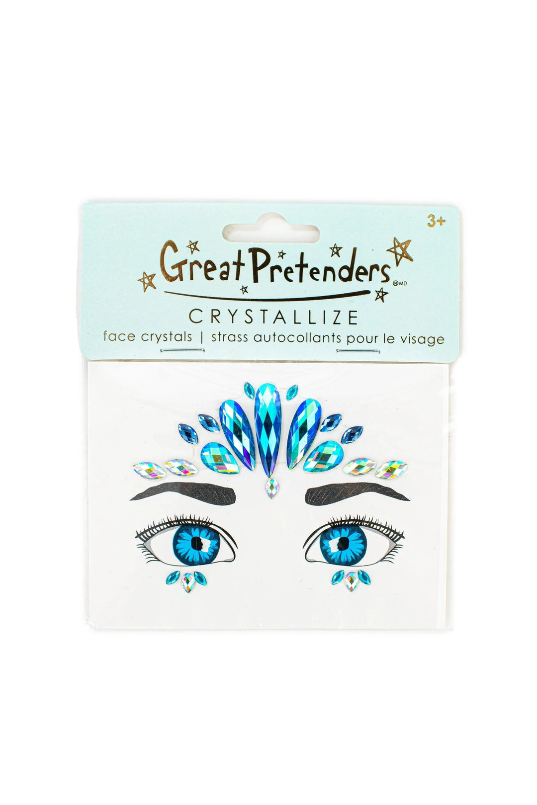 Ocean Mermaid Face Crystals | Great Pretenders