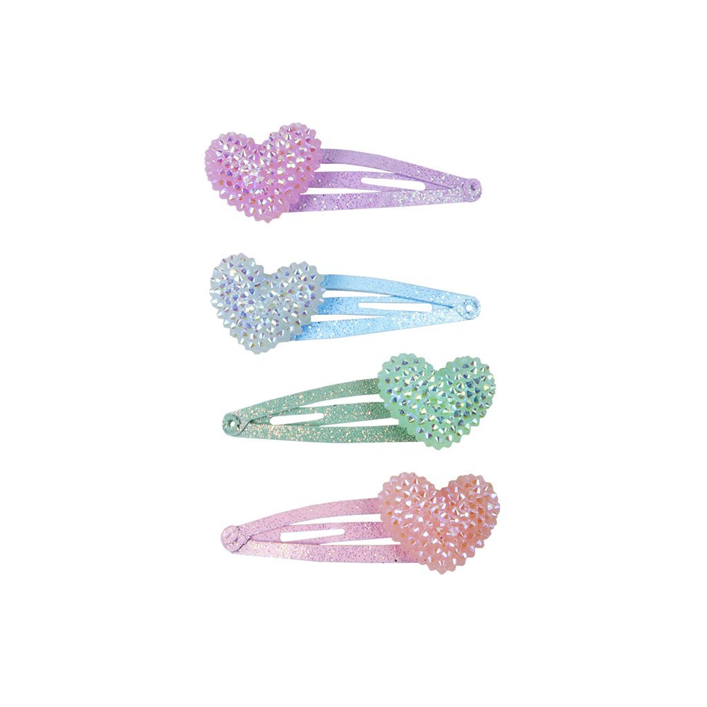 Sparkle Heart Bobble Hair Clips | Great Pretenders