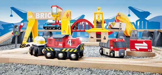 Cargo Railway Deluxe Set | BRIO - LOCAL PICK UP ONLY