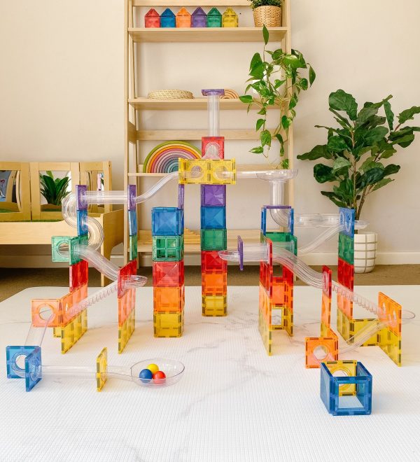 Rainbow Ball Run Pack - 92 pieces | Connetix - LOCAL PICK UP ONLY